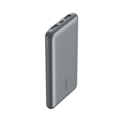 Belkin BoostCharge USB-C Portable Charger 10000mAh Power Bank, 1 USB-C Port and 2 USB-A Ports & Included USB-C to USB-A Cable for iPhone 16/15/14/13 Series, Samsung S24 & More-Space Grey Belkin BoostCharge USB-C Portable Charger 10000mAh Power Bank, 1 USB-C Port and 2 USB-A Ports & Included USB-C to USB-A Cable for iPhone 16/15/14/13 Series, Samsung S24 & More-Space Grey